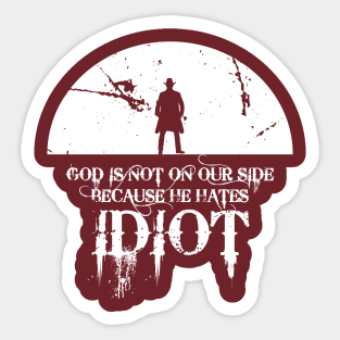 idiot Sticker